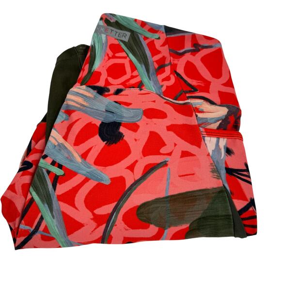 Nikki Blackletter Gymshark Leggings Womens Medium Collab Activewear 29" Inseam - Picture 1 of 11